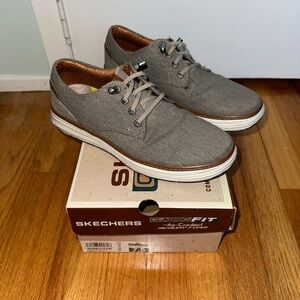 Skechers Men's Ederson Classic Fit Air-Cooled Memory Foam Moreno Shoe Size 7.5